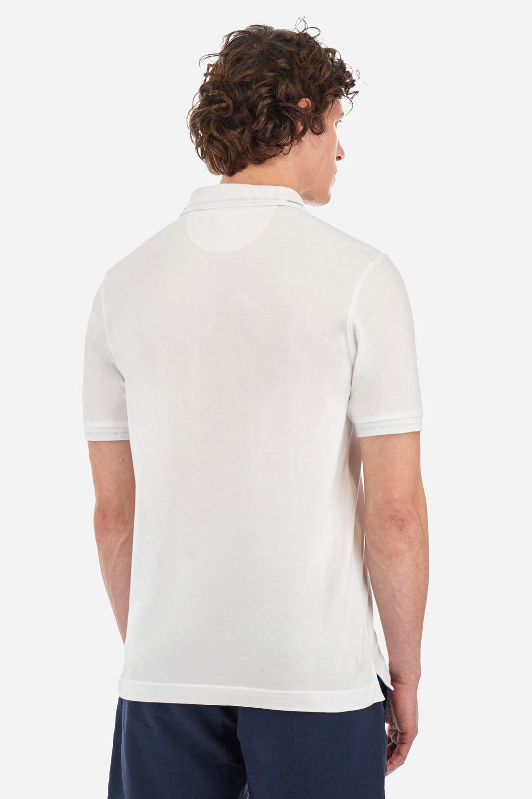 La Martina Regular Fit Polos in Cotton Mix -  YMP007-PK001- Concorde Fashion#color_white-00001