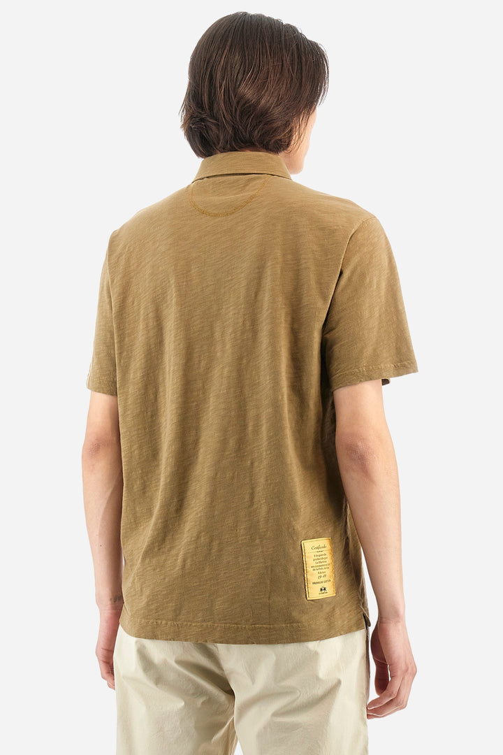 La Martina Regular Fit Polos in Cotton -  YMP018-JS259- Concorde Fashion#color_green-03197