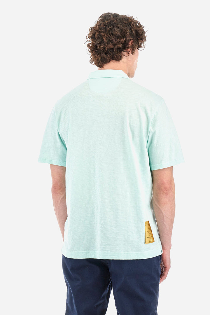 La Martina Regular Fit Polos in Cotton -  YMP018-JS259- Concorde Fashion#color_green-07163