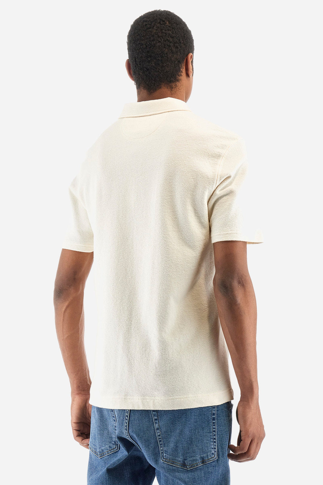 La Martina Regular Fit Polos in Cotton -  YMP020-JS392- Concorde Fashion#color_white-00002