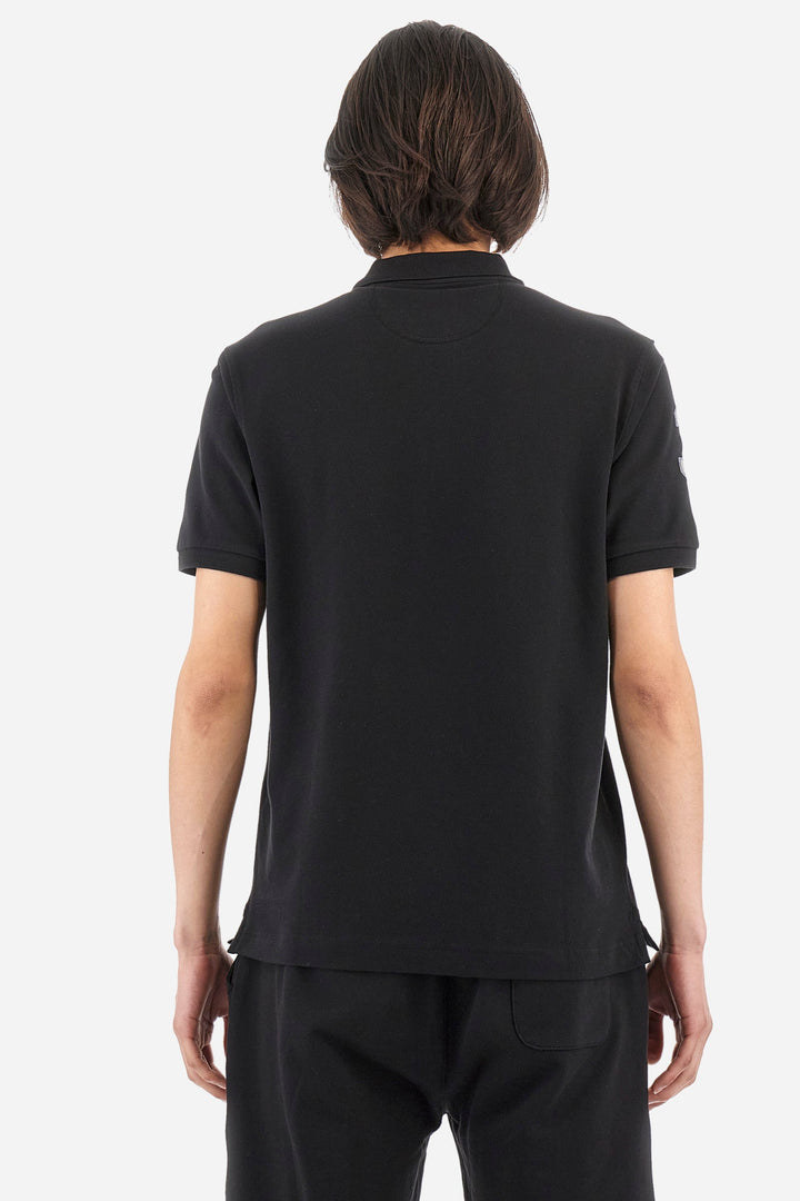 La Martina Regular Fit Polos in Cotton Mix -  YMP300-PK001- Concorde Fashion#color_black-09999