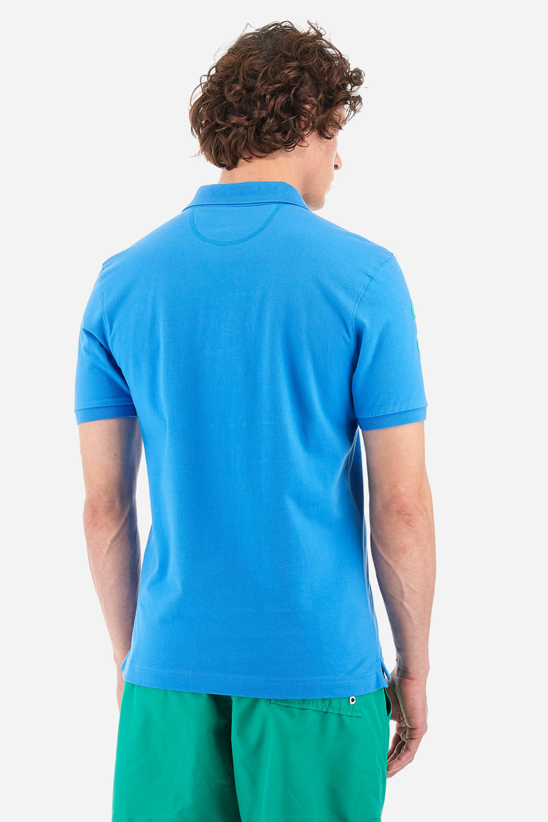 La Martina Regular Fit Polos in Cotton Mix -  YMP300-PK001- Concorde Fashion#color_blue-07205