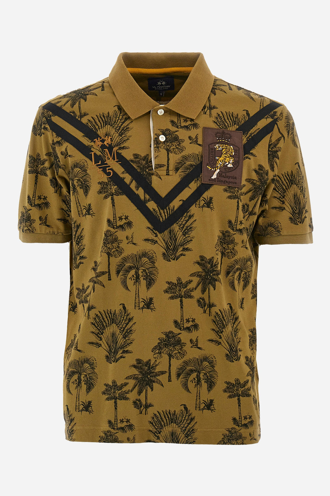 La Martina Regular Fit Polos in Cotton -  YMP304-PK176- Concorde Fashion#color_green-f3198