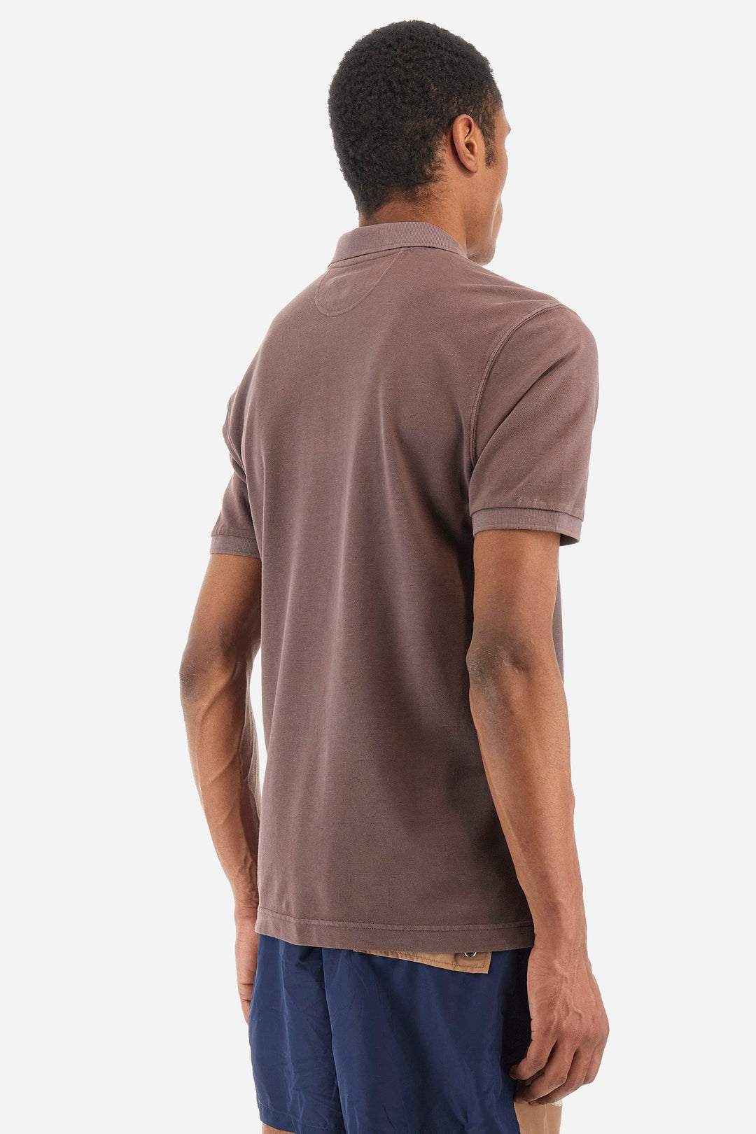 La Martina Regular Fit Polos in Cotton -  YMP311-PK097- Concorde Fashion#color_brown-04075
