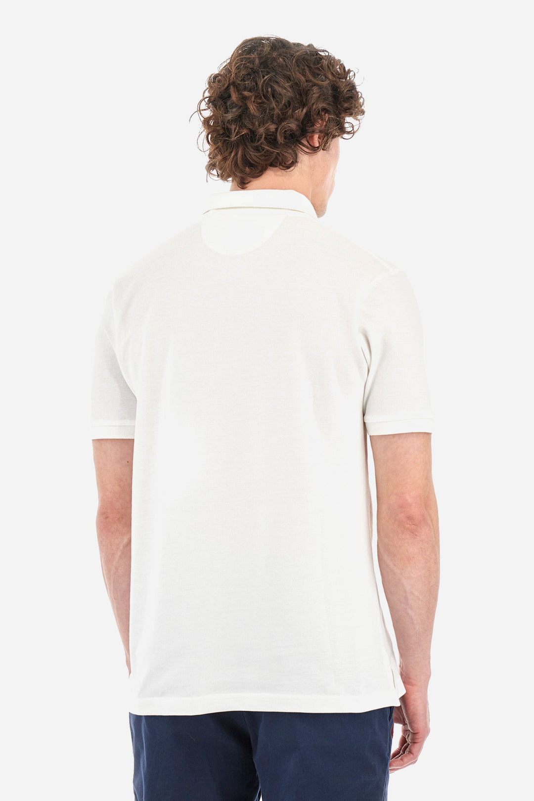 La Martina Regular Fit Polos in Cotton -  YMP311-PK097- Concorde Fashion#color_white-00002