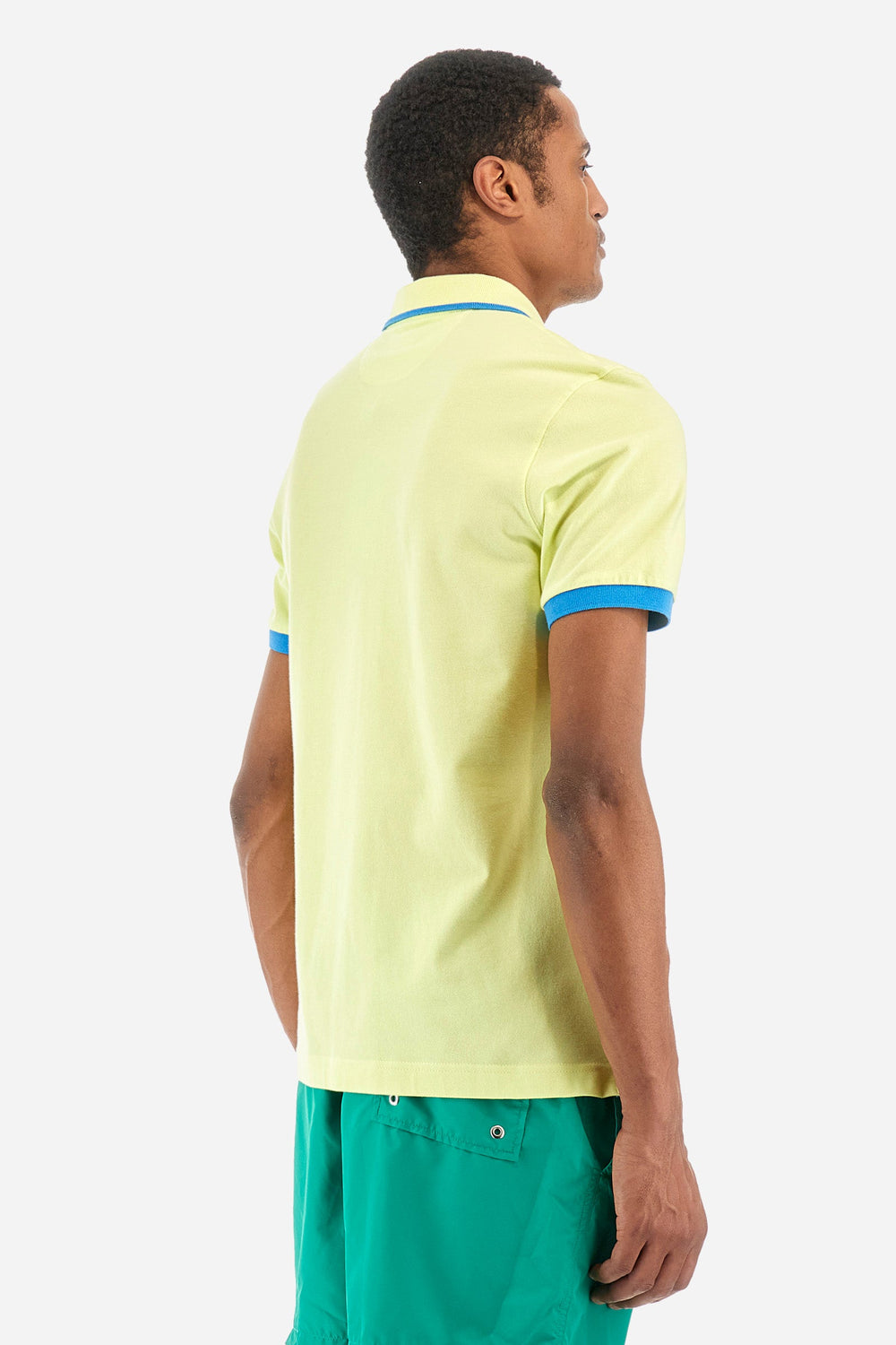 La Martina Regular Fit Polos in Cotton Mix -  YMP314-PK001- Concorde Fashion#color_yellow-03135