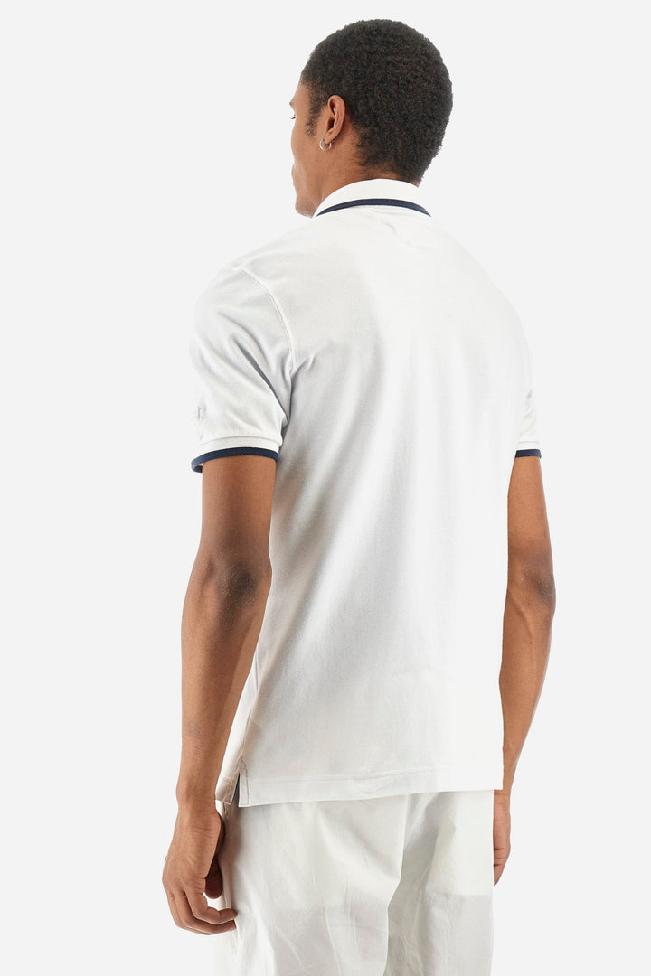 La Martina Regular Fit Polos in Cotton Mix -  YMP317-PK001- Concorde Fashion#color_white-00001