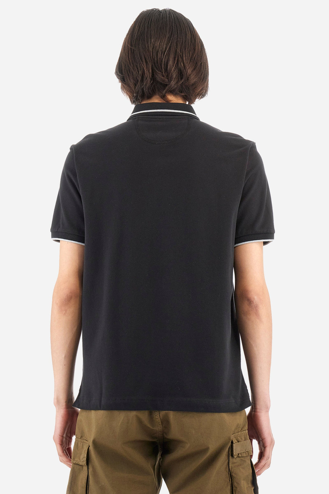 La Martina Regular Fit Polos in Cotton Mix -  YMP320-PK001- Concorde Fashion#color_black-09999