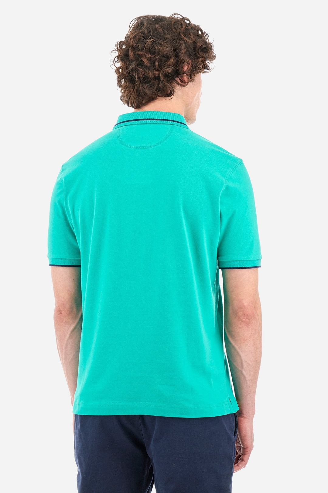 La Martina Regular Fit Polos in Cotton Mix -  YMP320-PK001- Concorde Fashion#color_green-03123