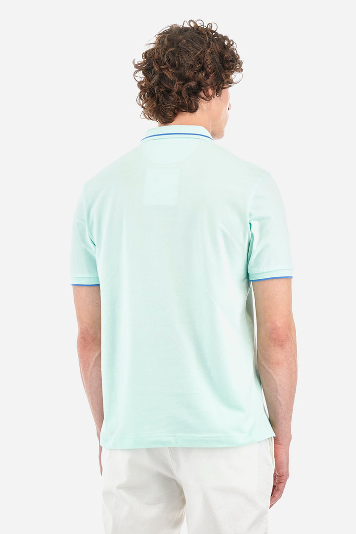 La Martina Regular Fit Polos in Cotton Mix -  YMP320-PK001- Concorde Fashion#color_green-07163