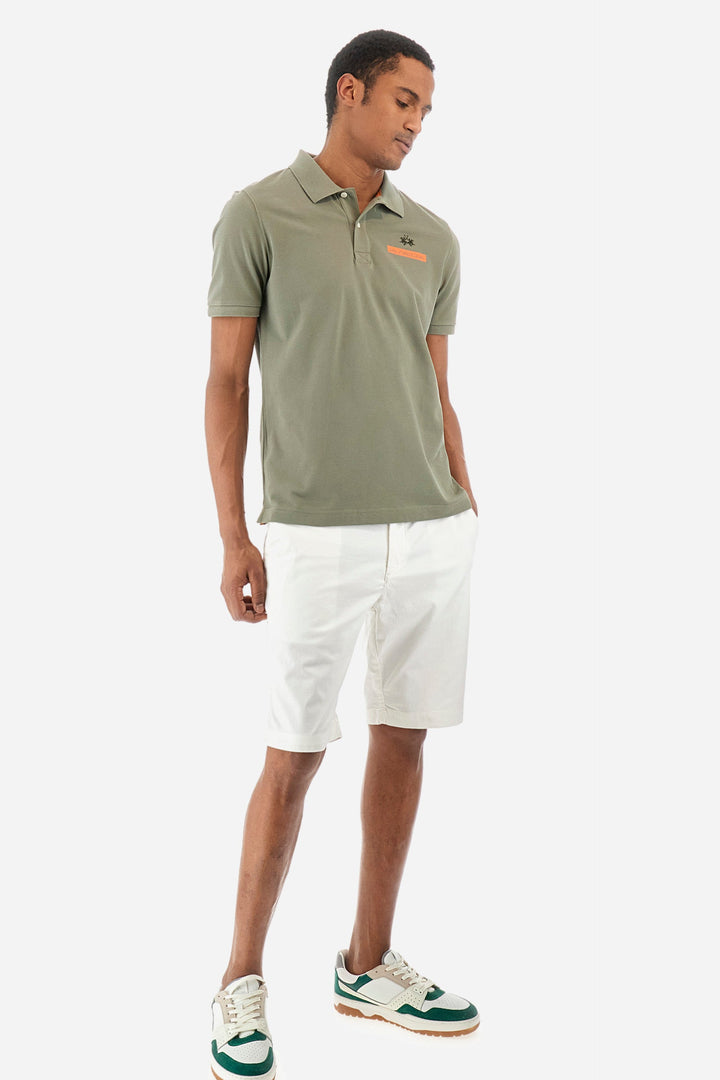 La Martina Regular Fit Polos in Cotton -  YMP609-PK097- Concorde Fashion#color_grey-03034