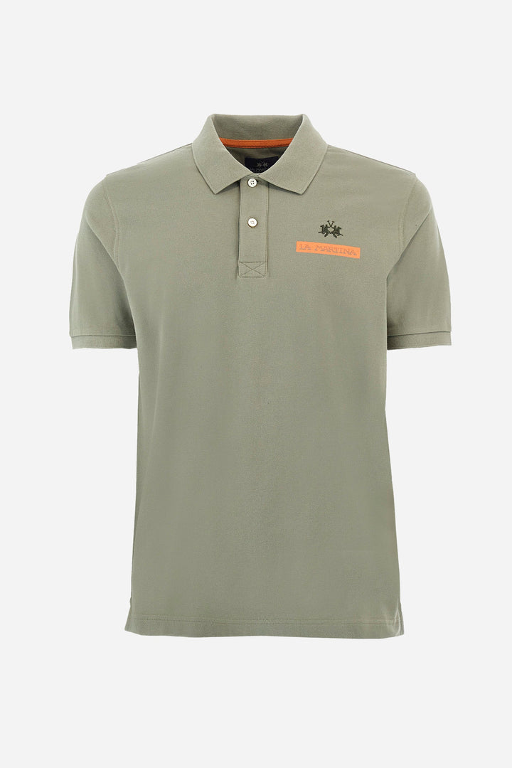 La Martina Regular Fit Polos in Cotton -  YMP609-PK097- Concorde Fashion#color_grey-03034
