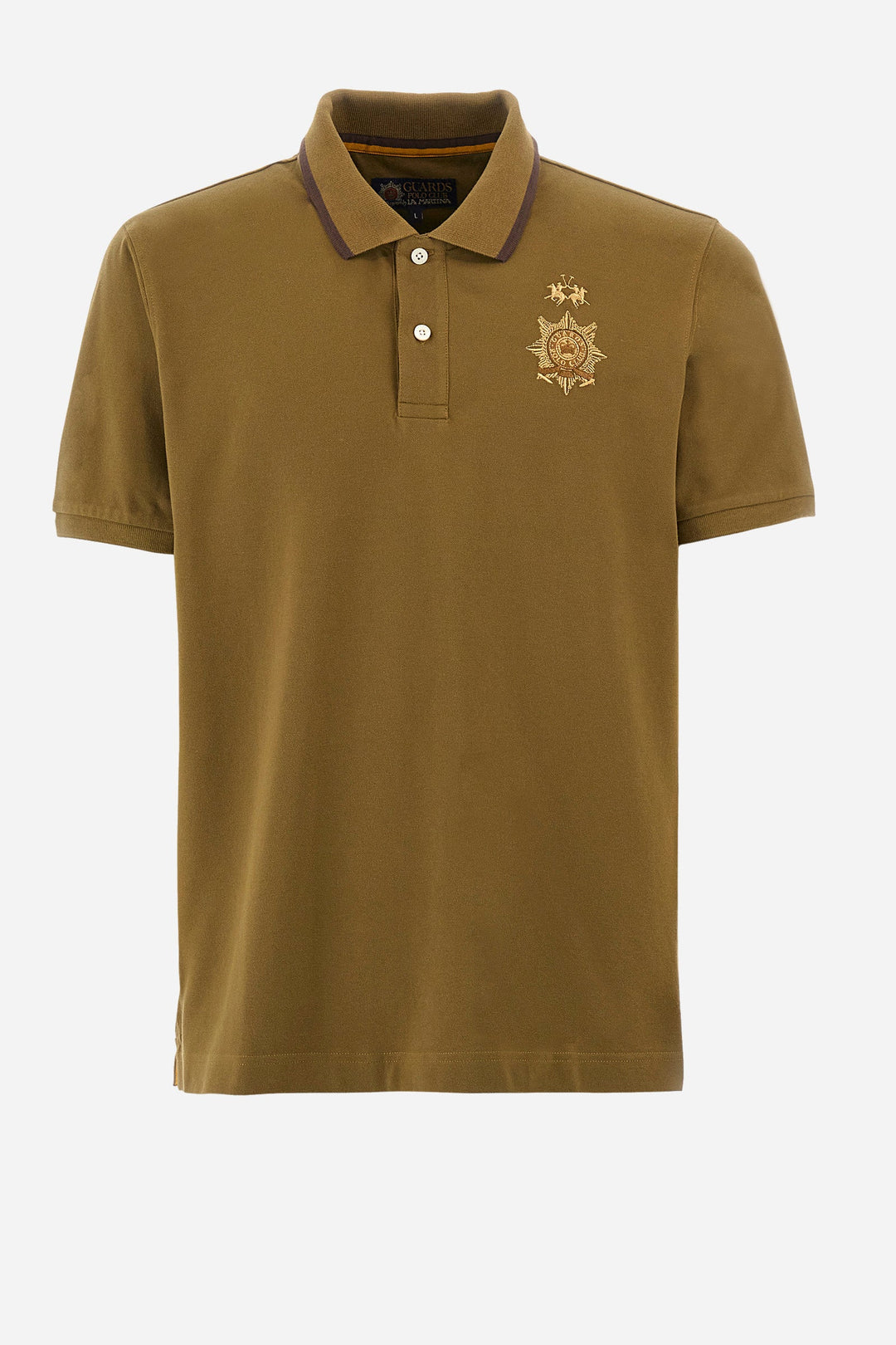 La Martina Regular Fit Polos in Cotton Mix -  YMPG01-PK001- Concorde Fashion#color_green-03197