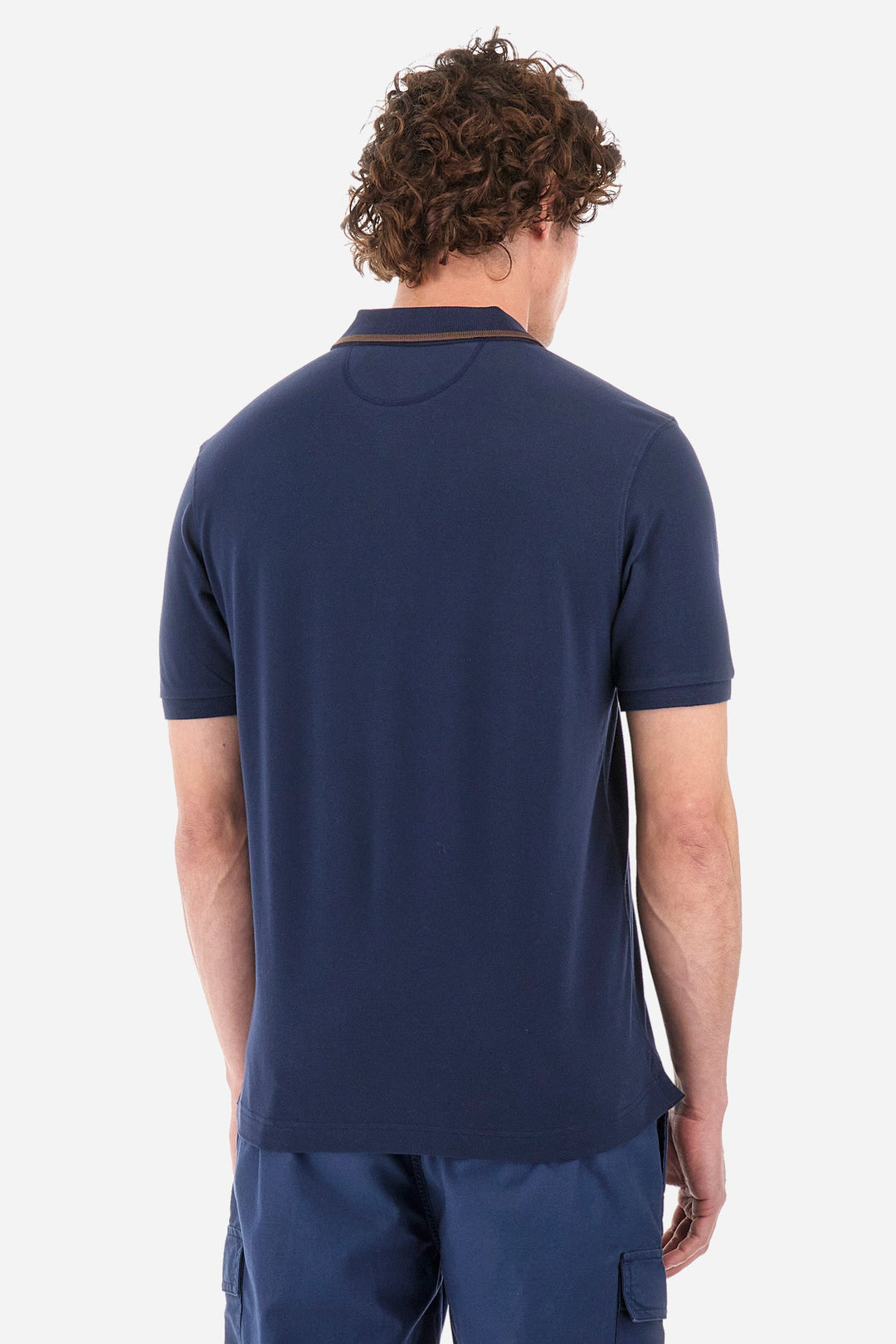La Martina Regular Fit Polos in Cotton Mix -  YMPG01-PK001- Concorde Fashion#color_navy-07017