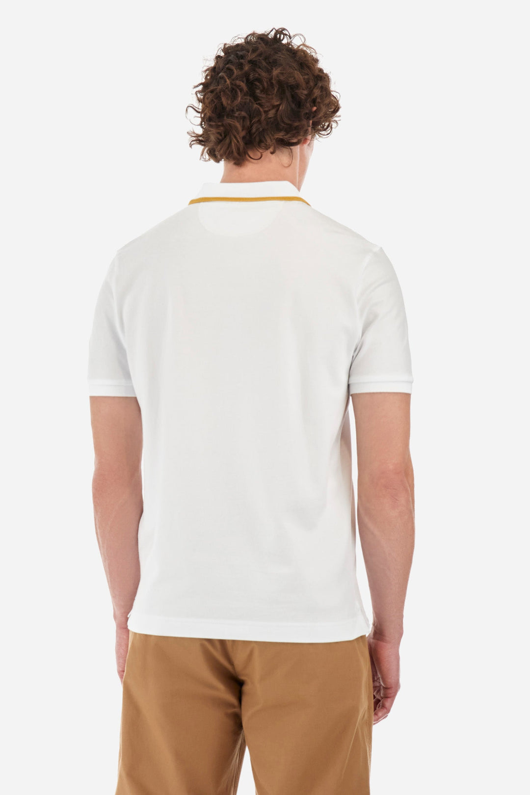 La Martina Regular Fit Polos in Cotton Mix -  YMPG01-PK001- Concorde Fashion#color_white-00001