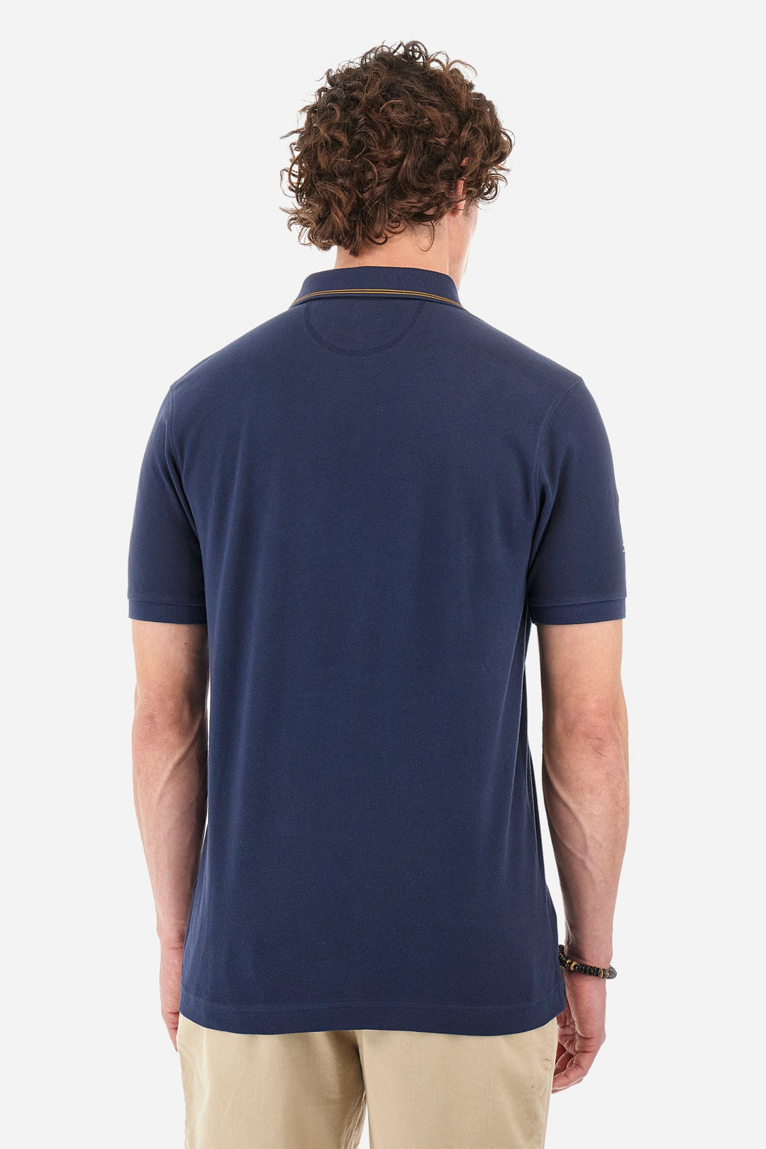 La Martina Regular Fit Polos in Cotton -  YMPG30-PK097- Concorde Fashion#color_navy-07017