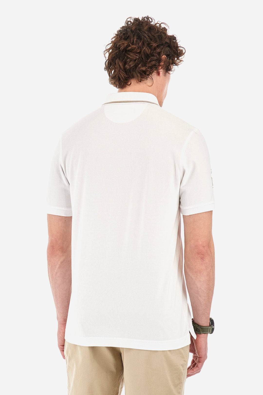 La Martina Regular Fit Polos in Cotton -  YMPG30-PK097- Concorde Fashion#color_white-00001