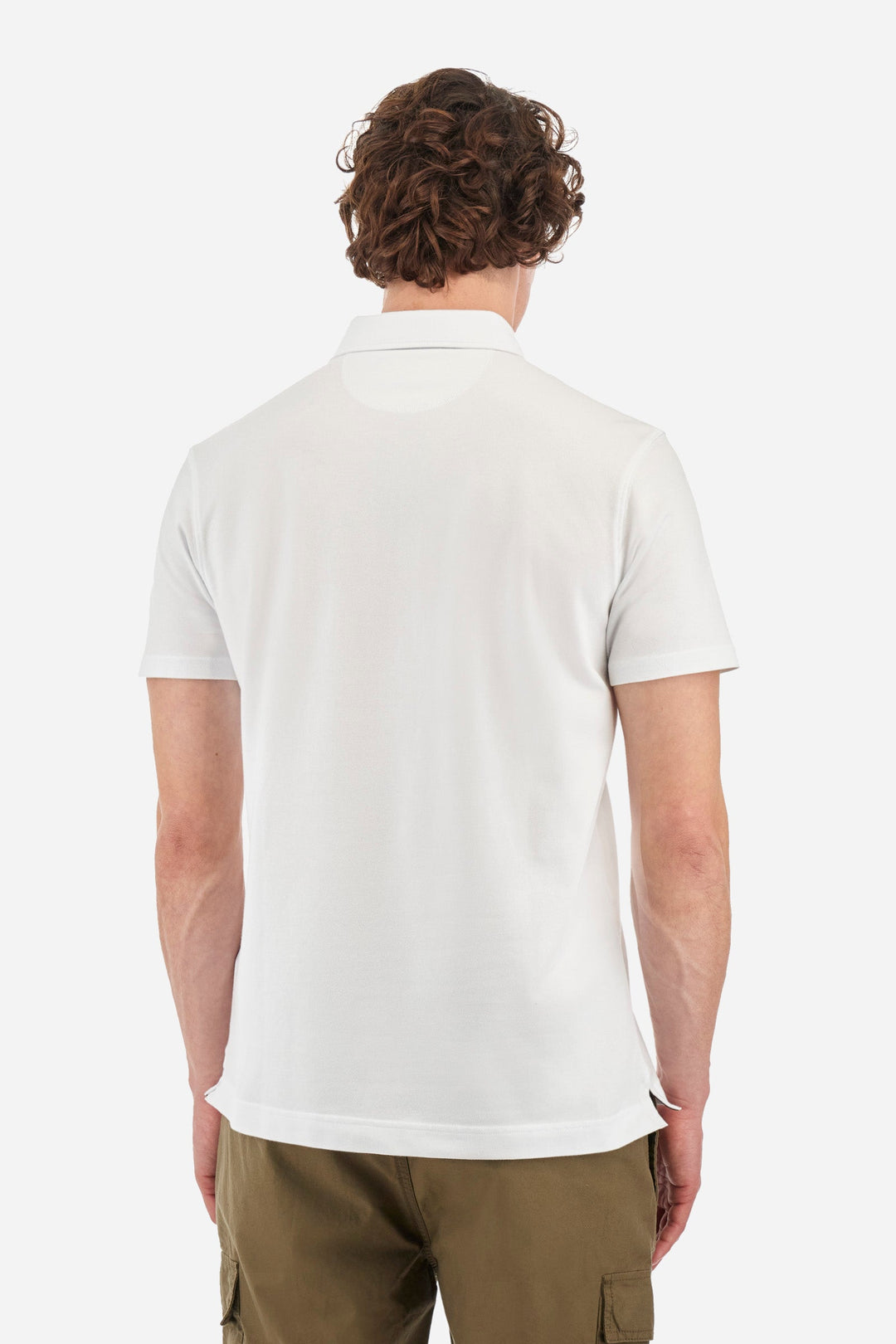 La Martina Regular Fit Polos in Cotton Mix -  YMPG31-PK001- Concorde Fashion#color_white-00001