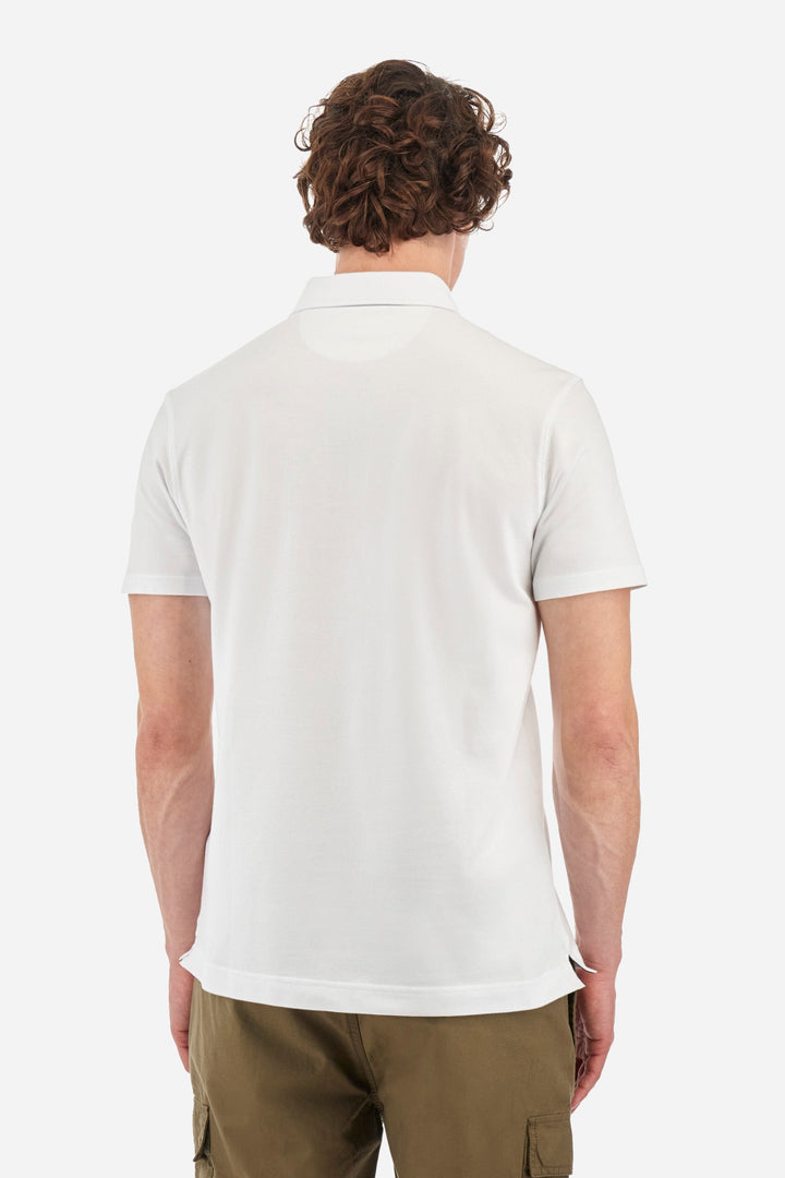 La Martina Regular Fit Polos in Cotton Mix -  YMPG31-PK001- Concorde Fashion#color_white-00001