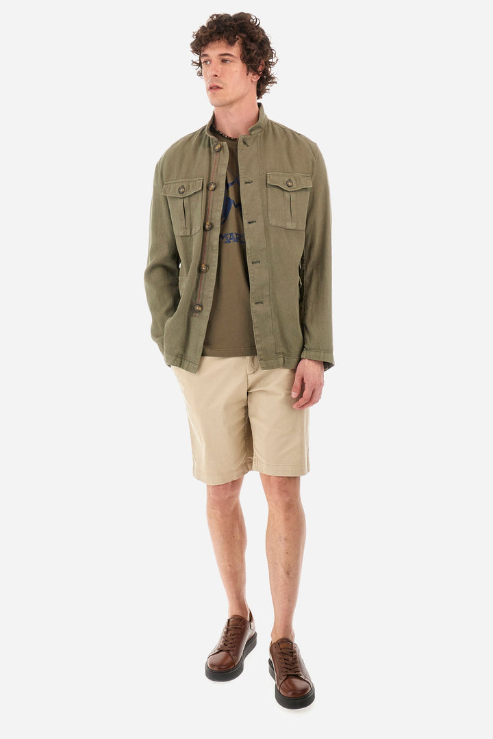 La Martina Regular Fit T-Shirts in Cotton -  YMR001-JS206- Concorde Fashion#color_green-03197