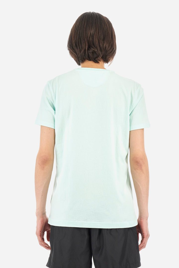 La Martina Regular Fit T-Shirts in Cotton -  YMR004-JS206- Concorde Fashion#color_orange-02163