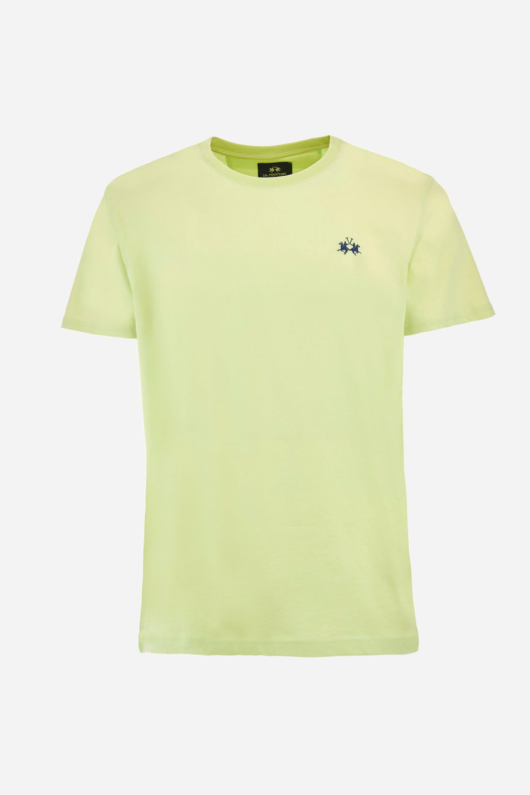 La Martina Regular Fit T-Shirts in Cotton -  YMR004-JS206- Concorde Fashion#color_yellow-03135