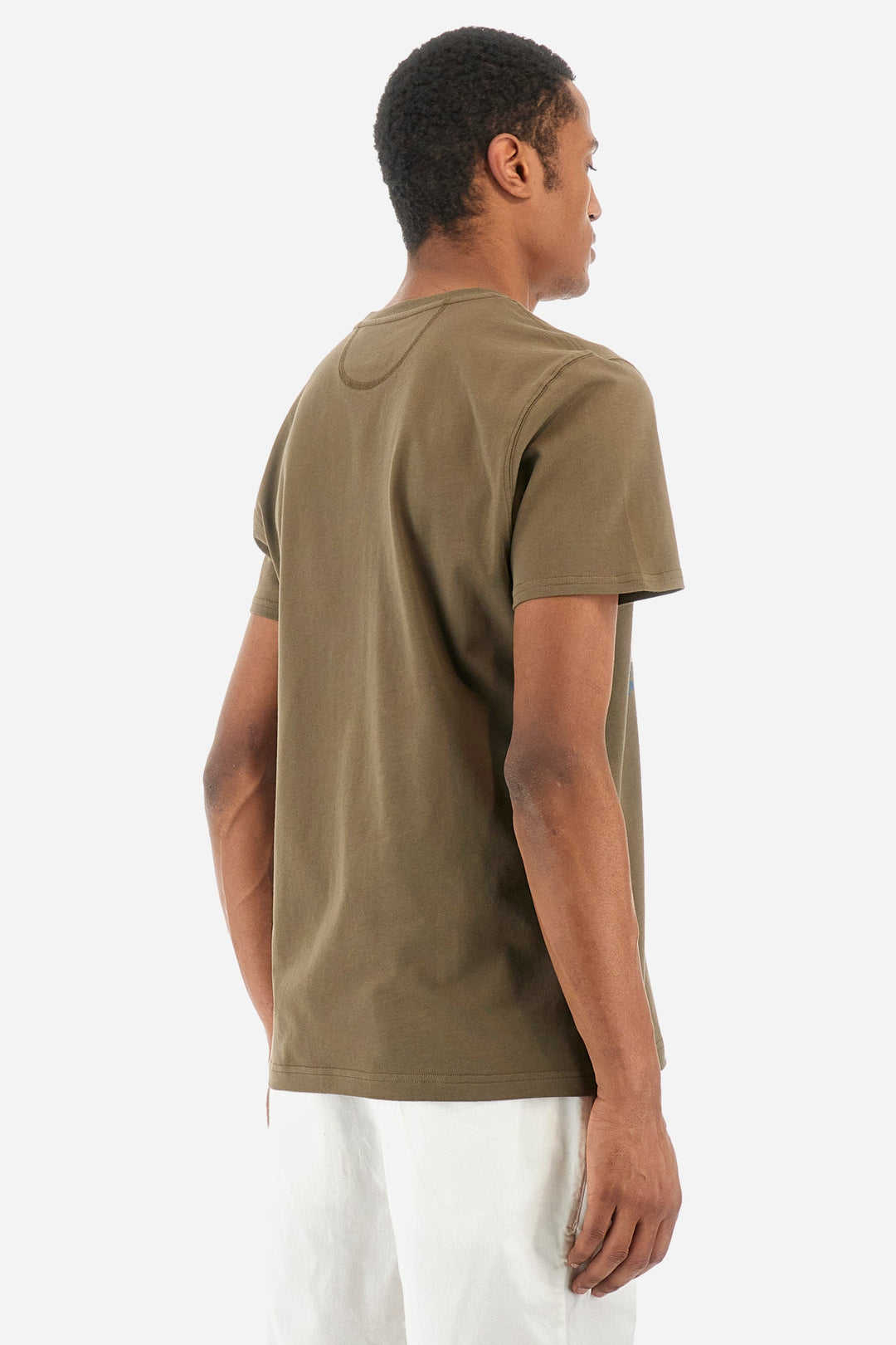 La Martina Regular Fit T-Shirts in Cotton -  YMR312-JS206- Concorde Fashion#color_green-03197