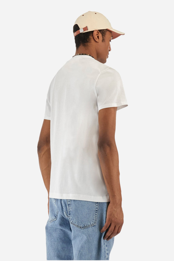 La Martina Regular Fit T-Shirts in Cotton -  YMR312-JS206- Concorde Fashion#color_white-00001