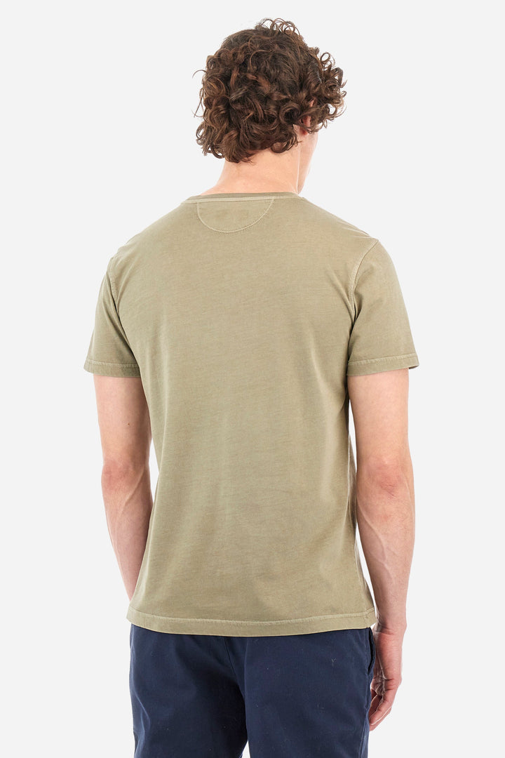 La Martina Regular Fit T-Shirts in Cotton -  YMR316-JS388- Concorde Fashion#color_grey-03034