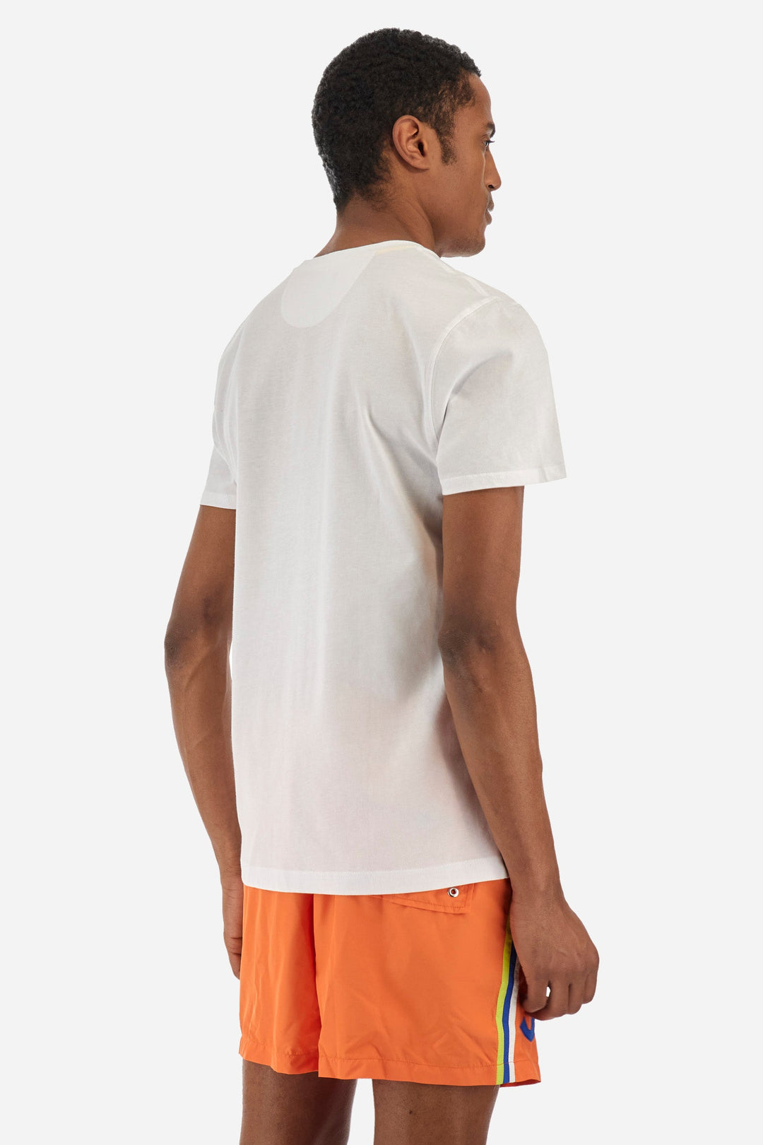 La Martina T-Shirts Regular Fit in Cotton -  YMR320-JS395- Concorde Fashion#color_white-00001