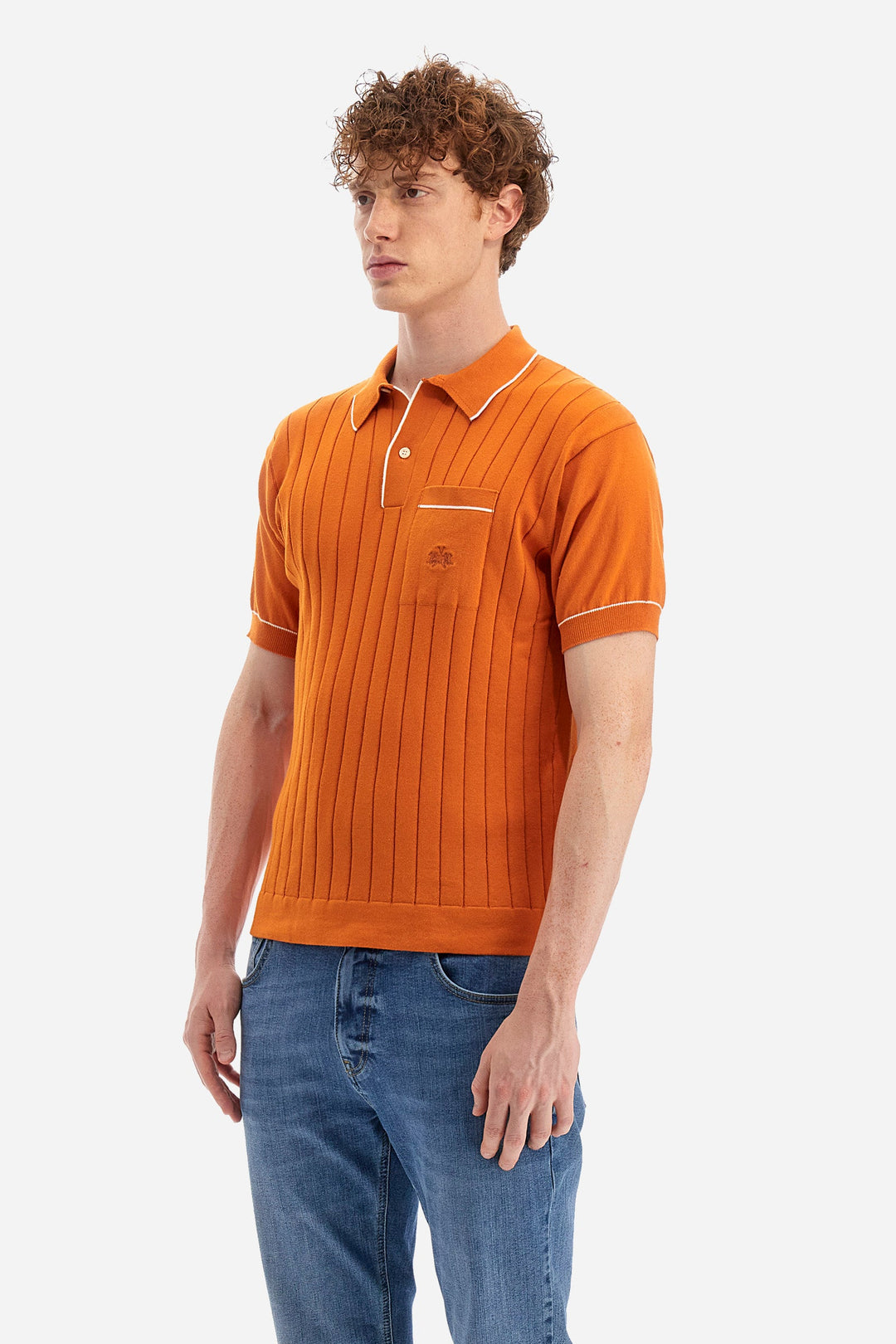 La Martina Regular Fit Sweaters in Cotton -  YMS009-XC008- Concorde Fashion#color_brown-04192