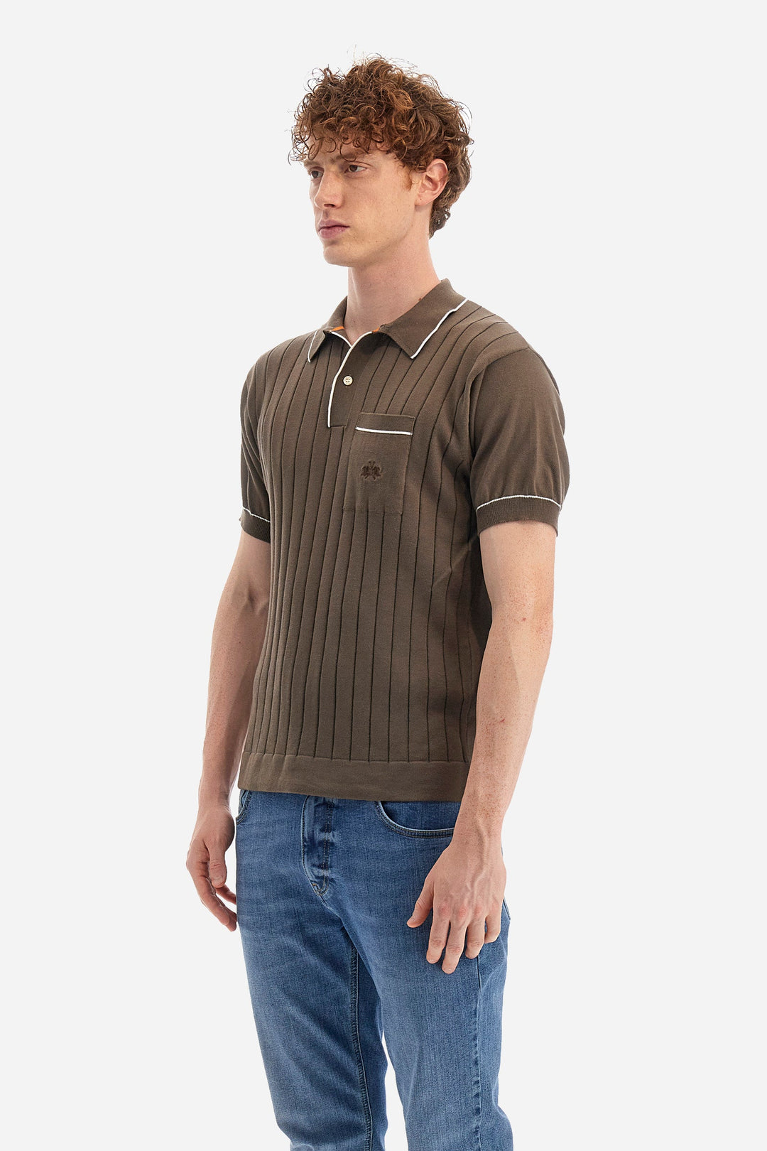 La Martina Regular Fit Sweaters in Cotton -  YMS009-XC008- Concorde Fashion#color_grey-04197