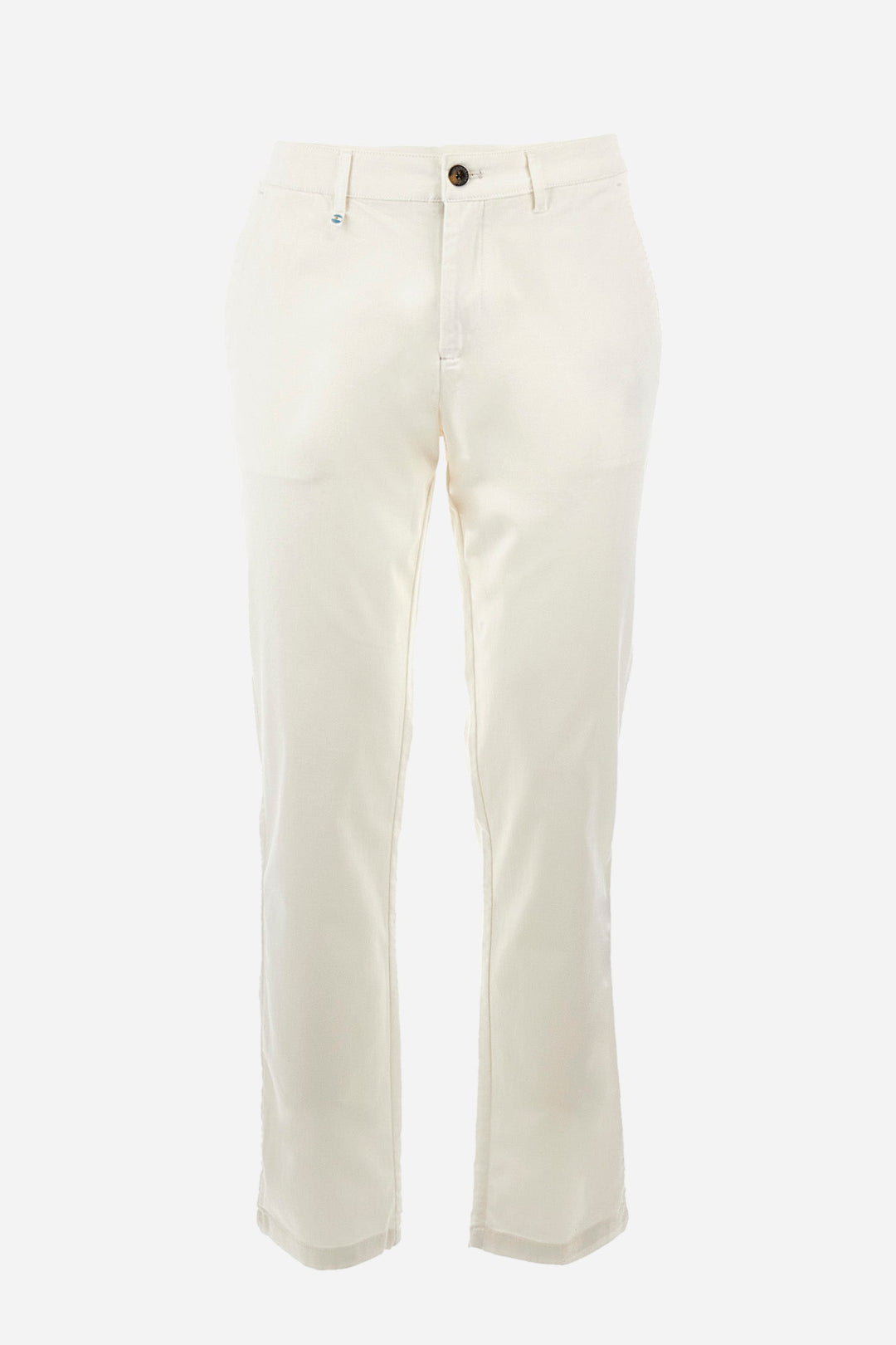 La Martina Regular Fit Chinos in Cotton Mix -  YMT002-TW417- Concorde Fashion#color_white-00002
