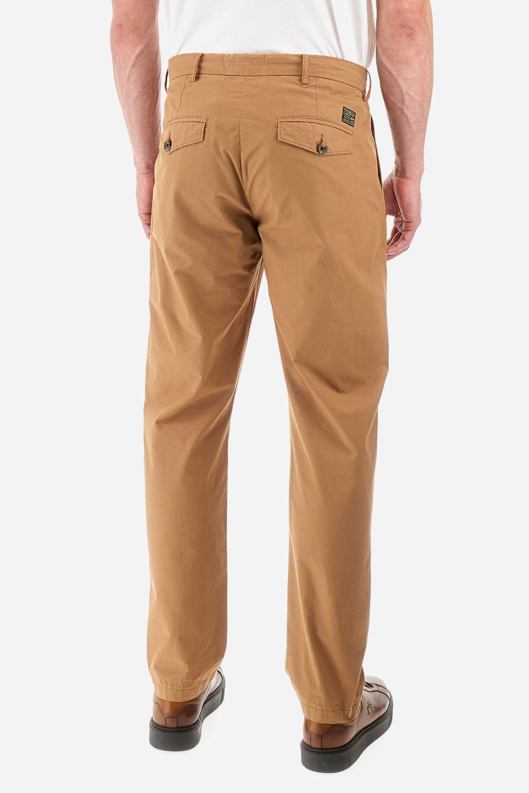 La Martina Regular Fit Chinos in Cotton -  YMT011-PP688- Concorde Fashion#color_brown-04081
