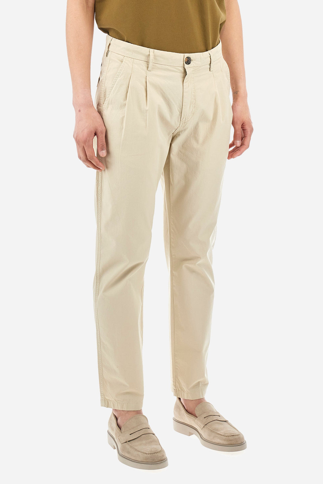 La Martina Regular Fit Chinos in Cotton -  YMT011-PP688- Concorde Fashion#color_green-04022
