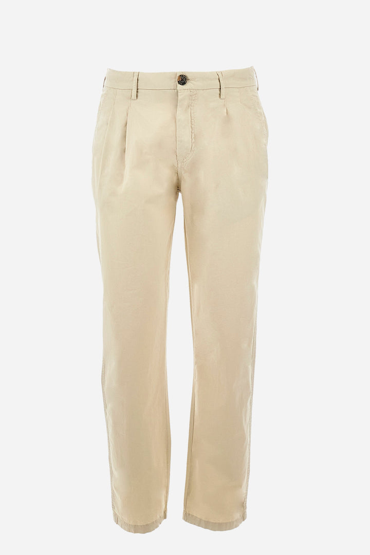 La Martina Regular Fit Chinos in Cotton -  YMT011-PP688- Concorde Fashion#color_green-04022