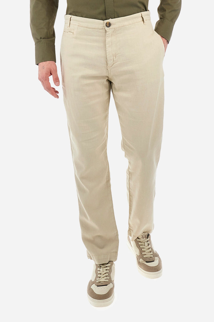 La Martina Regular Fit Chinos in Cotton Mix -  YMT014-TL333- Concorde Fashion#color_green-04022