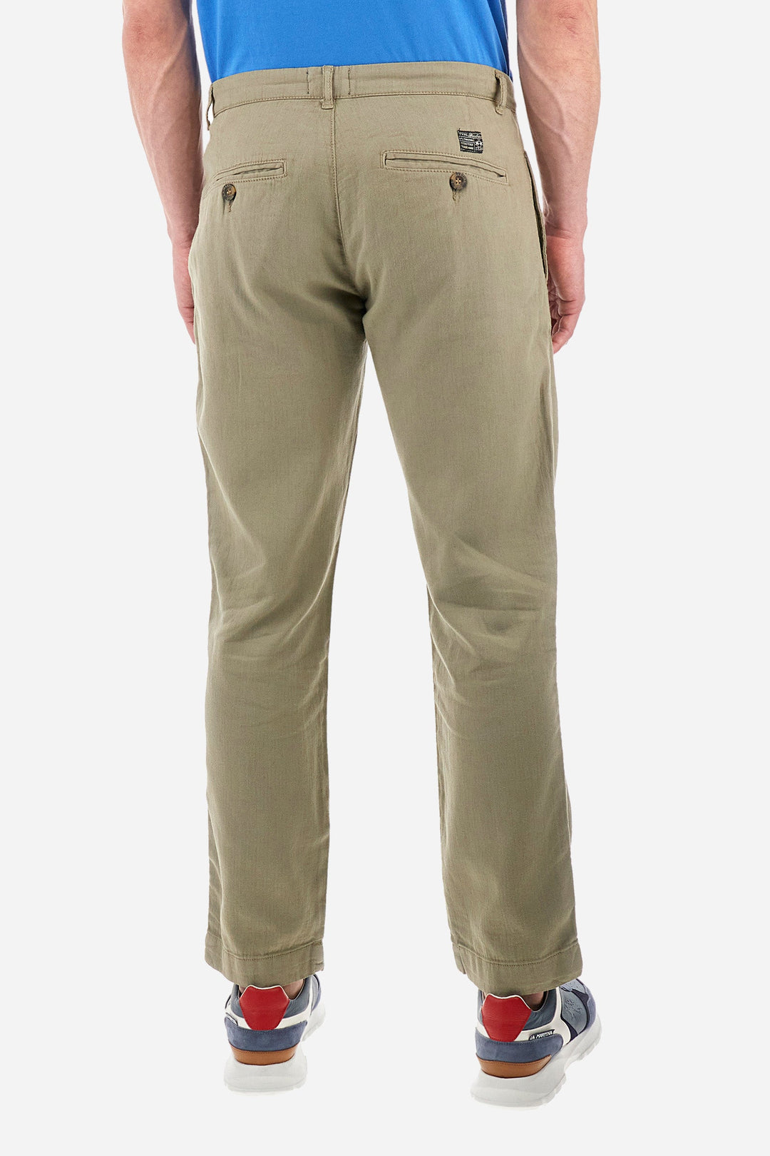 La Martina Regular Fit Chinos in Cotton Mix -  YMT014-TL333- Concorde Fashion#color_grey-03034