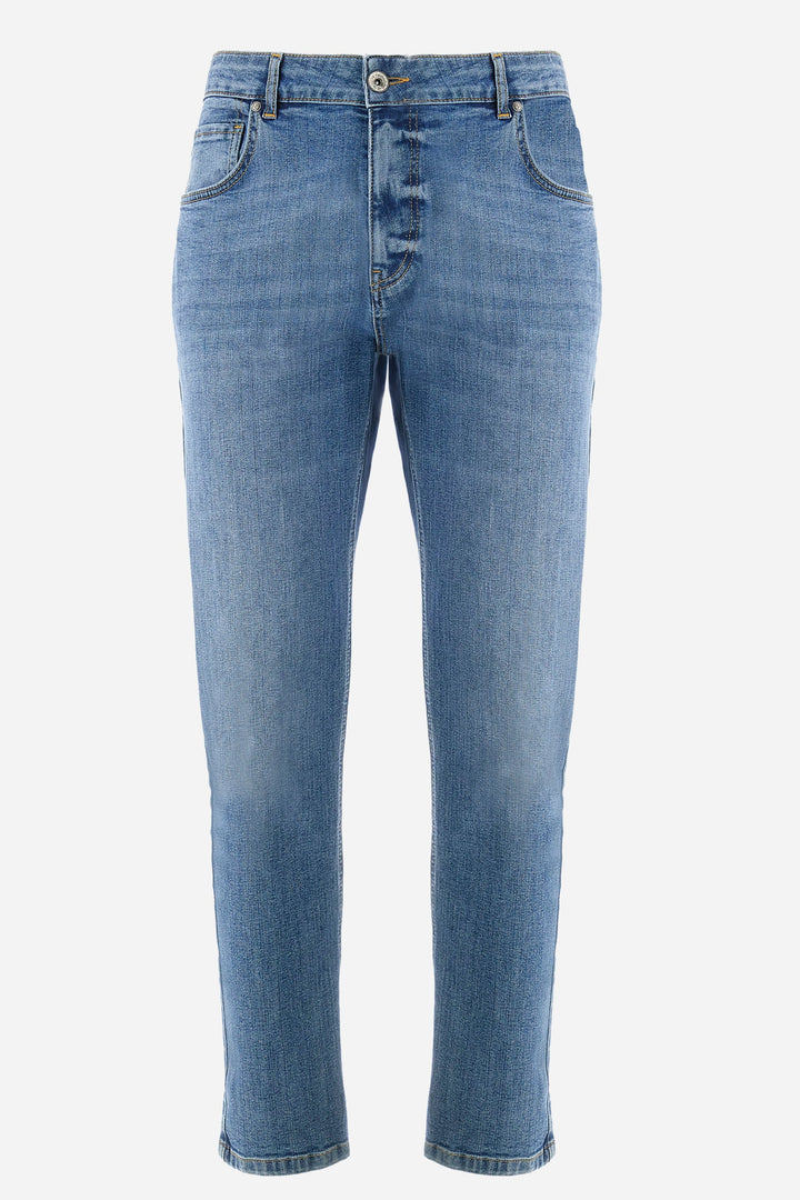 La Martina Regular Fit Jeans in Cotton Mix -  YMT015-DM086- Concorde Fashion#color_blue-d7002