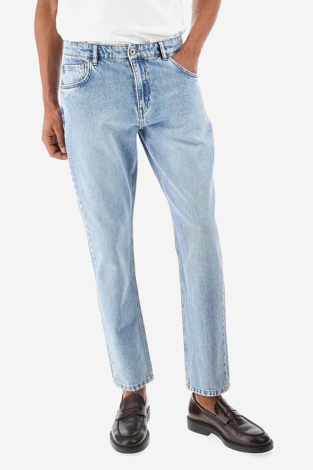 La Martina Regular Fit Jeans in Cotton -  YMT016-DM095- Concorde Fashion#color_blue-d7001