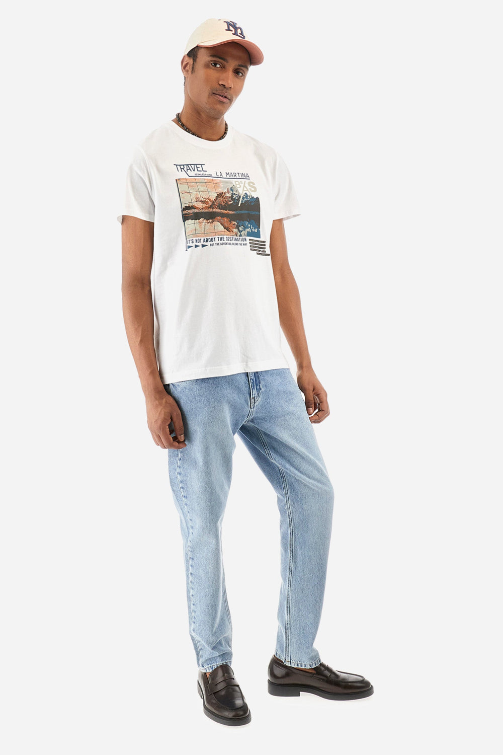 La Martina Regular Fit Jeans in Cotton -  YMT016-DM095- Concorde Fashion#color_blue-d7001