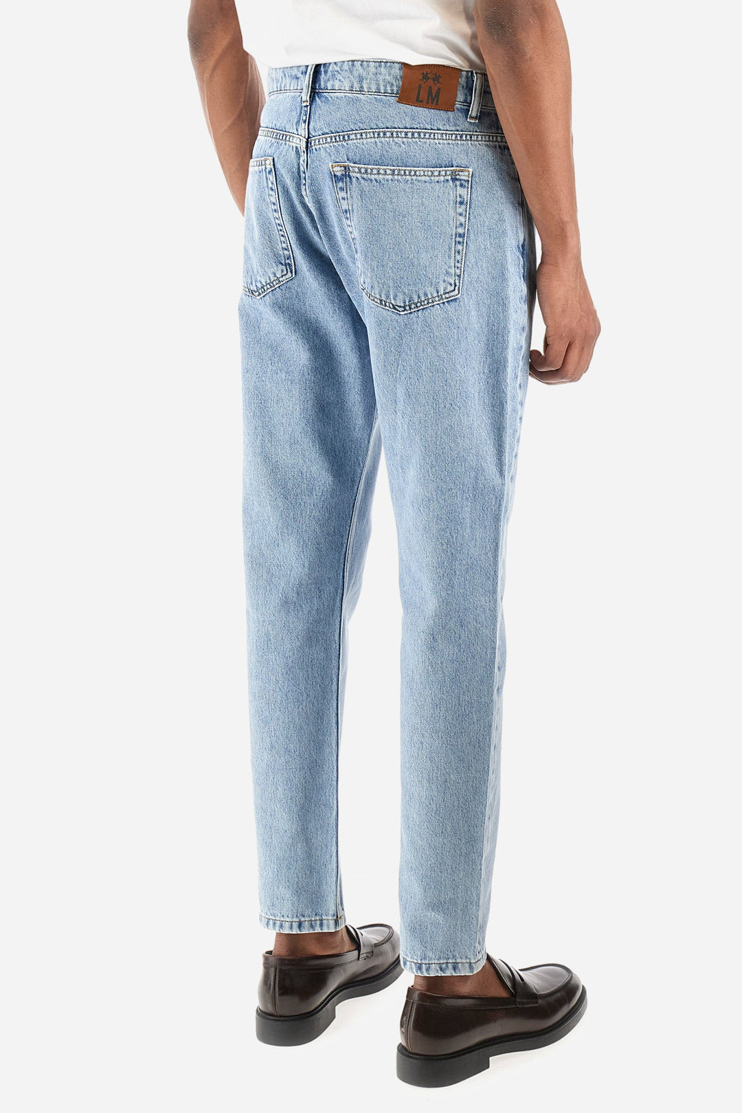 La Martina Regular Fit Jeans in Cotton -  YMT016-DM095- Concorde Fashion#color_blue-d7001
