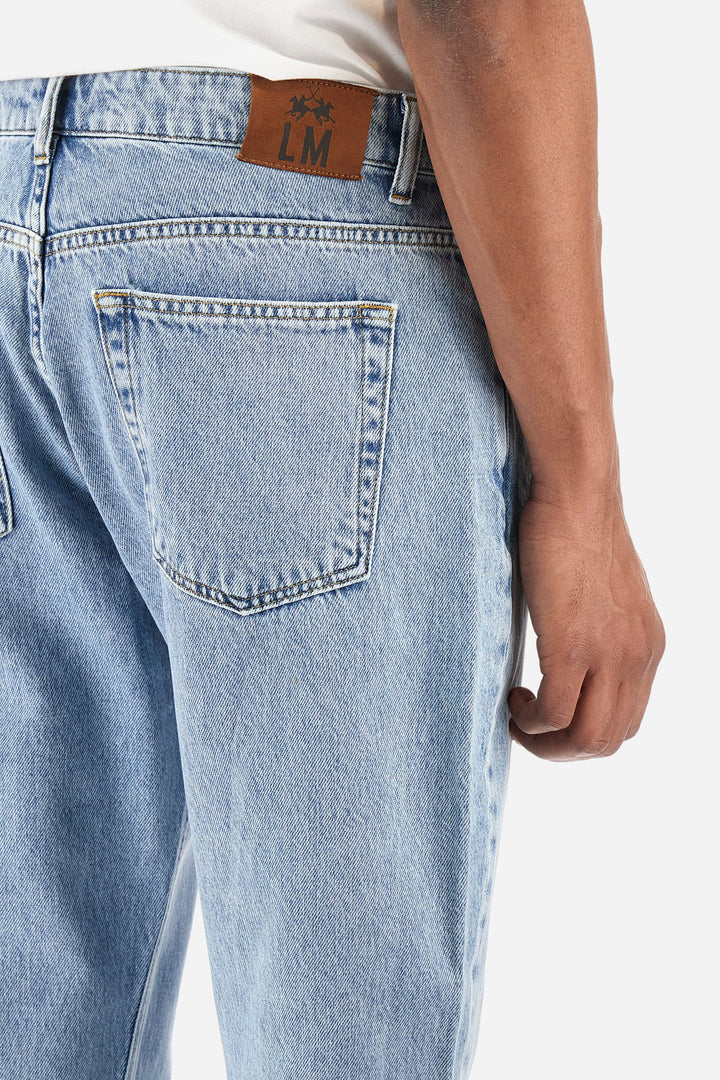 La Martina Regular Fit Jeans in Cotton -  YMT016-DM095- Concorde Fashion#color_blue-d7001