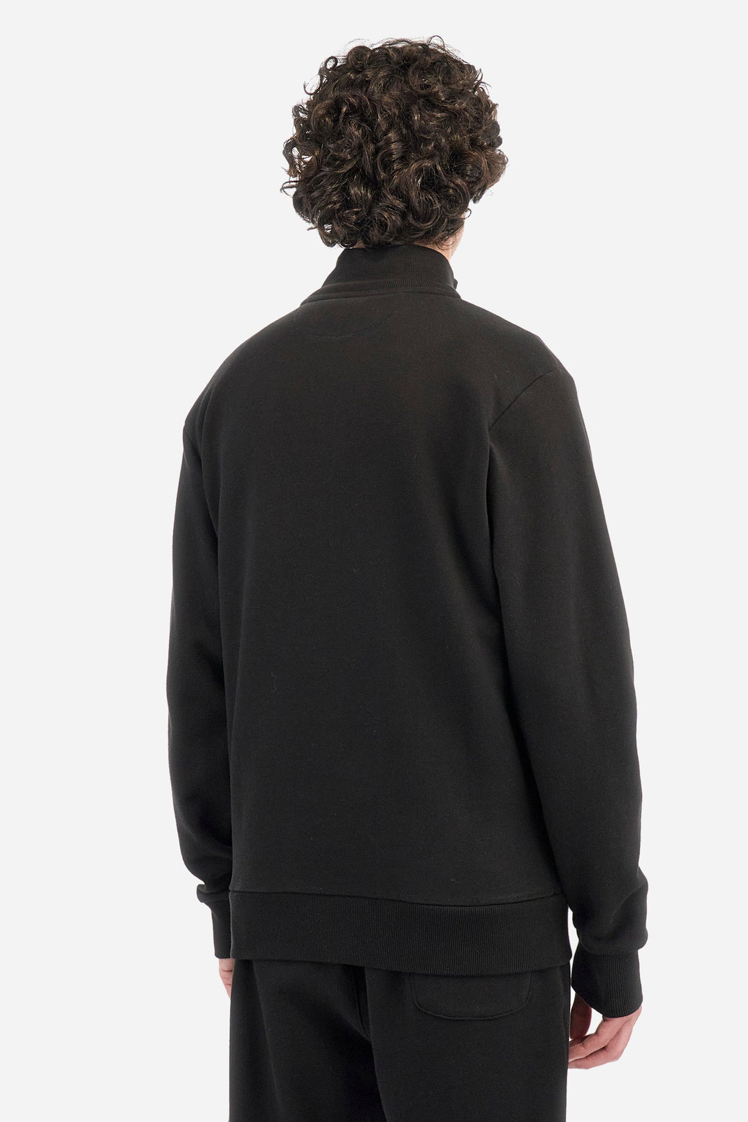 La Martina Sweatshirts Regular Fit in Cotton - ZAHID ZMF004-FP564- Concorde Fashion#color_black-09999