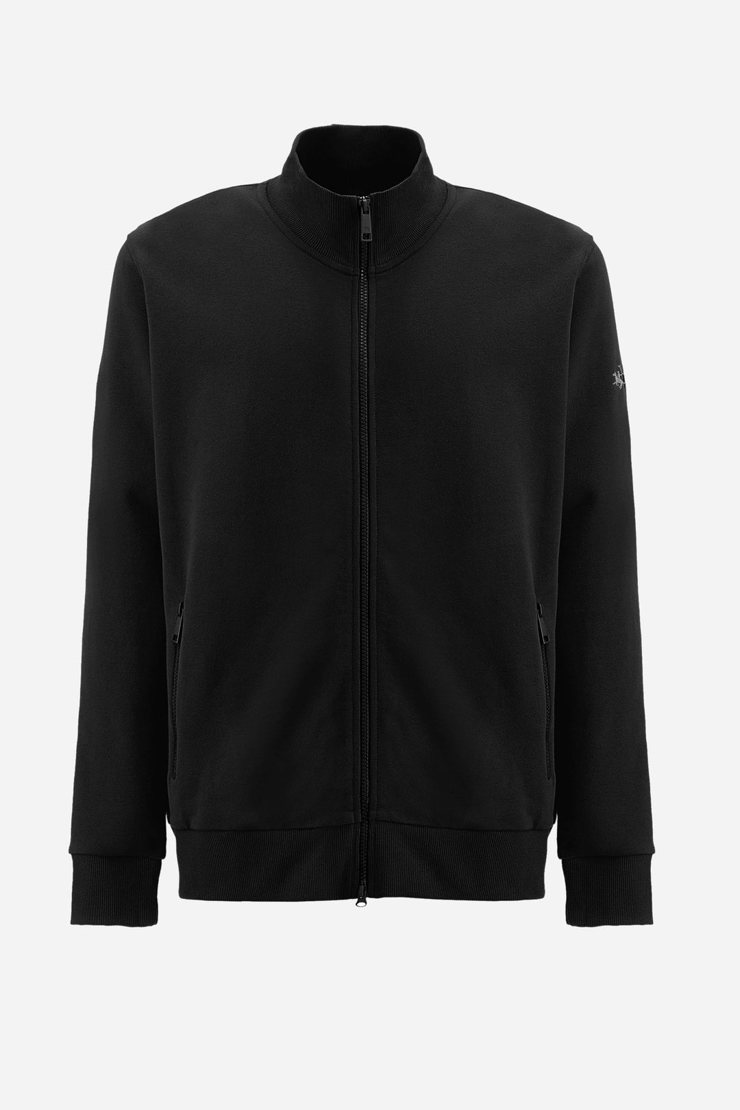 La Martina Sweatshirts Regular Fit in Cotton - ZAHID ZMF004-FP564- Concorde Fashion#color_black-09999