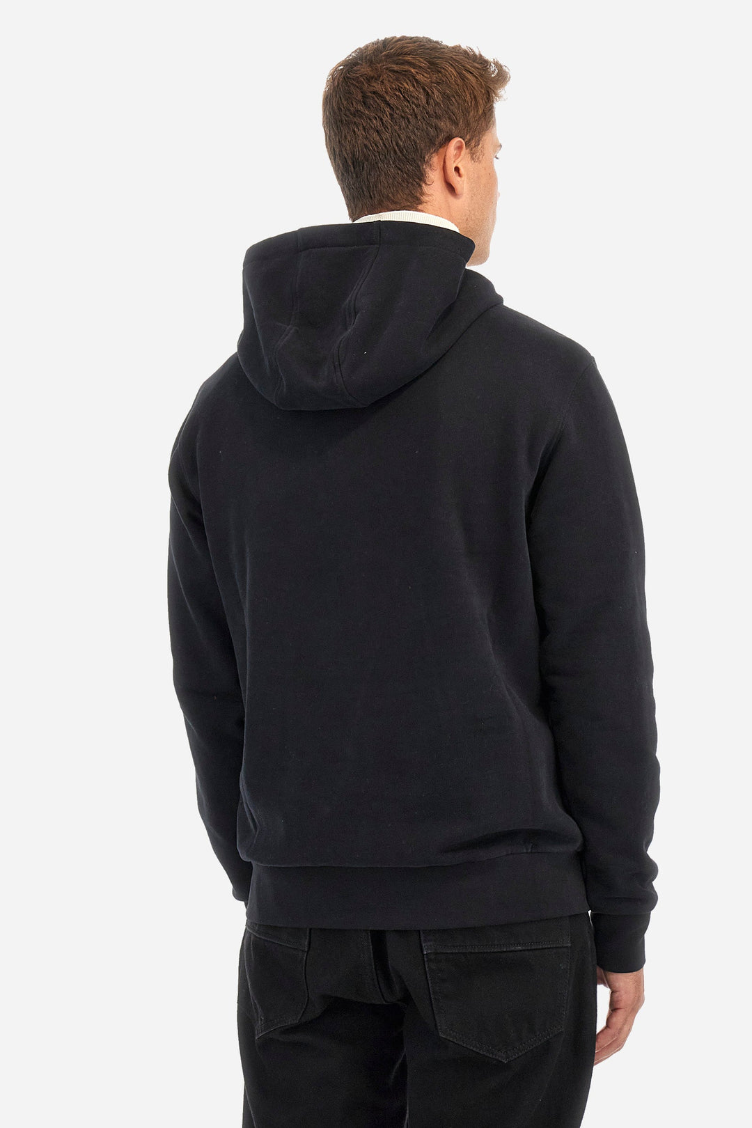 La Martina Hoodies Regular Fit in Cotton - ZACKIE ZMF010-FP575- Concorde Fashion#color_black-09999