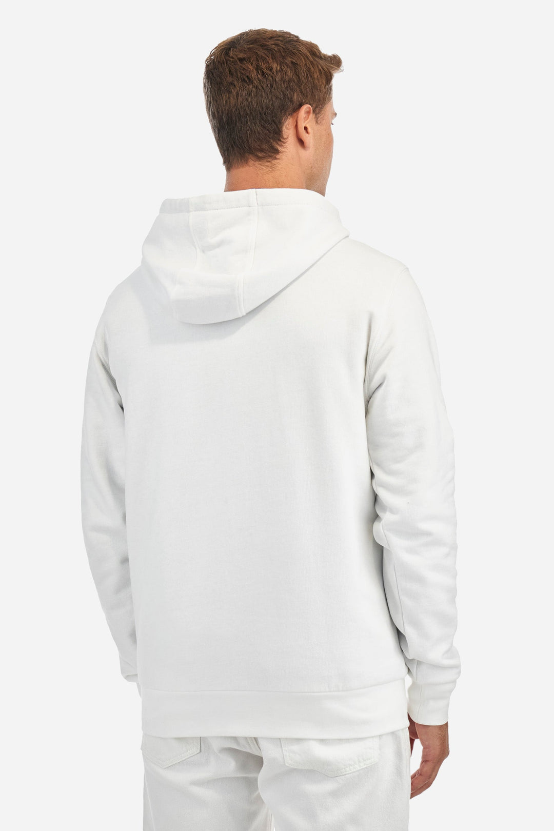La Martina Hoodies Regular Fit in Cotton - ZACKIE ZMF010-FP575- Concorde Fashion#color_white-00002
