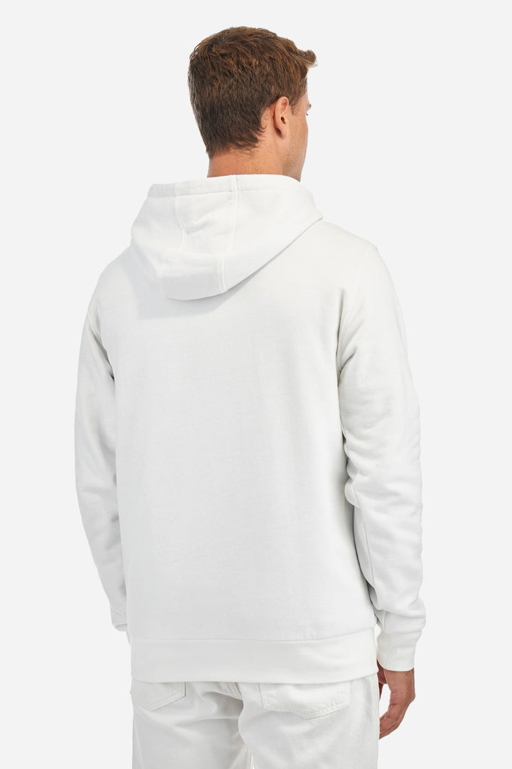 La Martina Hoodies Regular Fit in Cotton - ZACKIE ZMF010-FP575- Concorde Fashion#color_white-00002