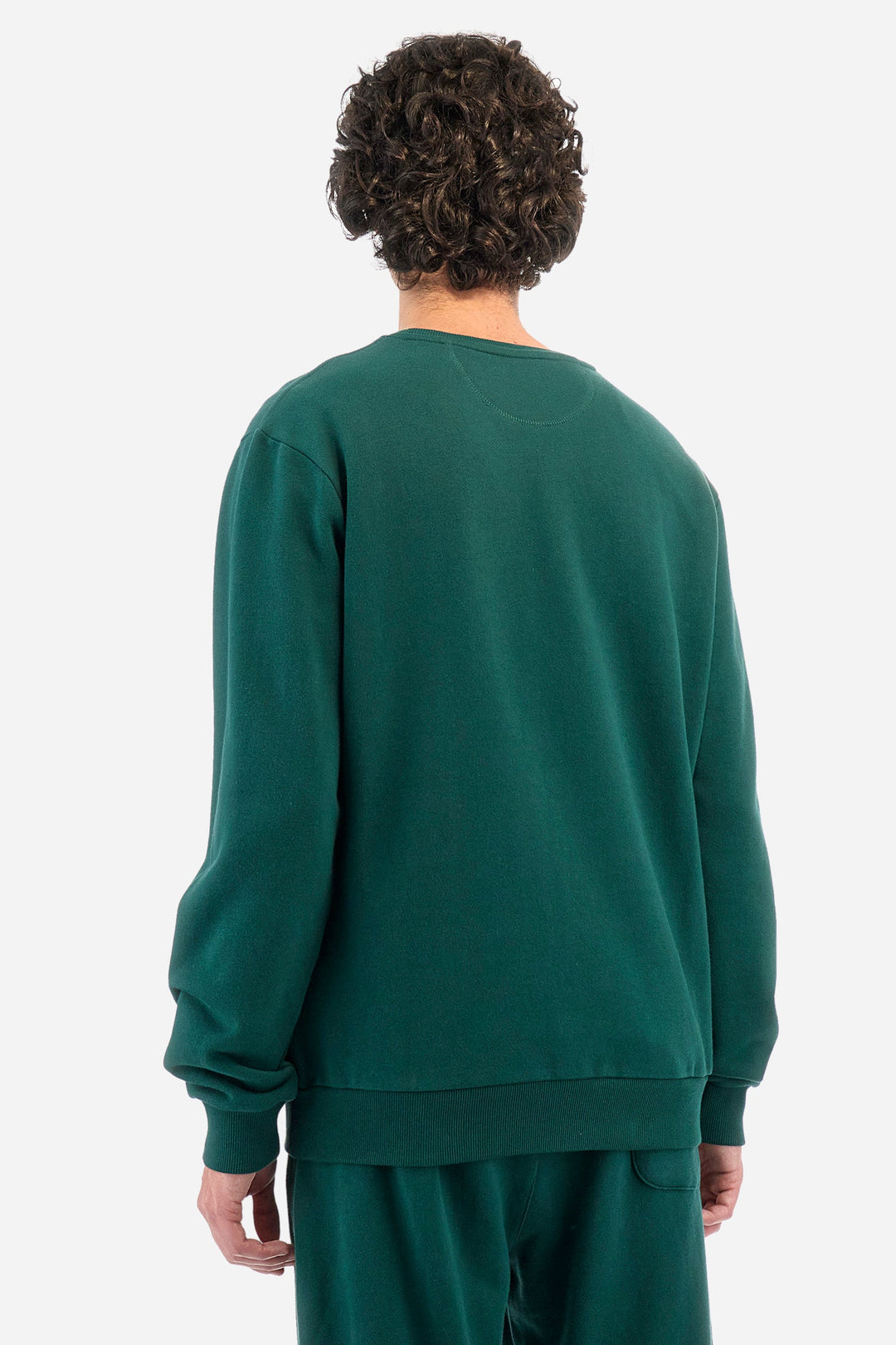 La Martina Sweatshirts Regular Fit in Cotton - ZAHOUR ZMF302-FP564- Concorde Fashion#color_green-03230