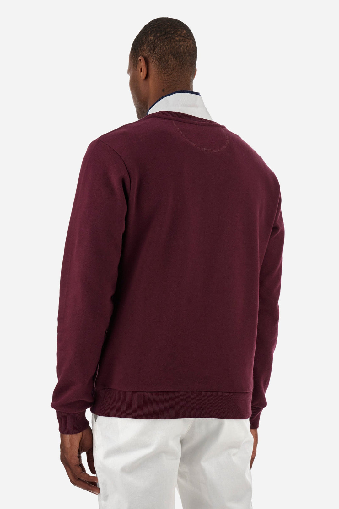 La Martina Sweatshirts Regular Fit in Cotton - ZAHOUR ZMF302-FP564- Concorde Fashion#color_red-06046